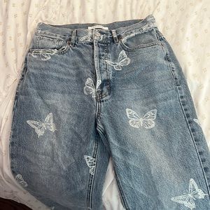 Pacsun butterfly jeans